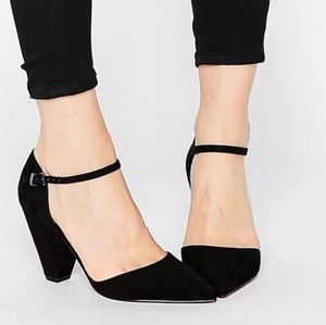 ASOS SPEAKER Pointed Heels - Black / US 8 - NEW!